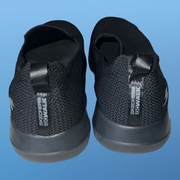 Skechers Black Strech Go Walk 5th Generation Joy-Sensational Day Sneaker 7.5 - Picture 4 of 8